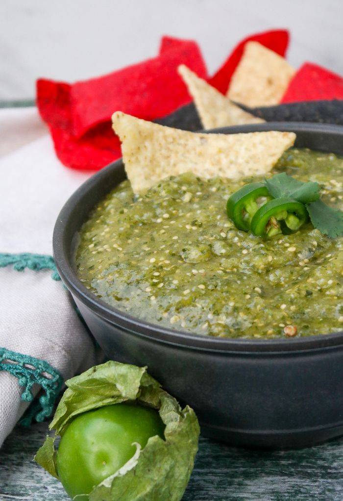 Tomatillo Green (Verde) Chili Salsa - The Foodie Affair