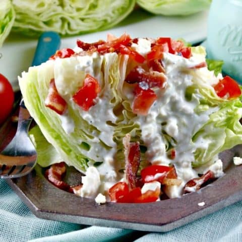 blue cheese dressing wedge salad recipe
