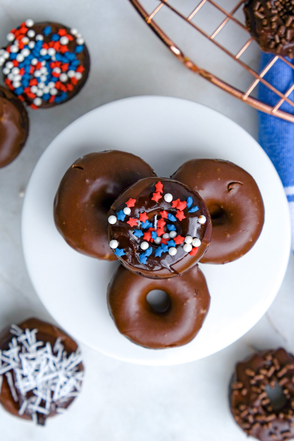 Baked Mini Chocolate Donuts Recipe - The Foodie Affair