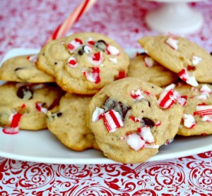 Chocolate Chip Peppermint Cookies - Holiday Recipe | The Foodie Affair