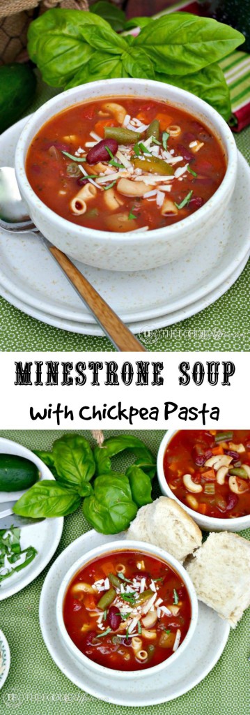 Minestrone Soup With Chickpea Pasta | The Foodie Affair
