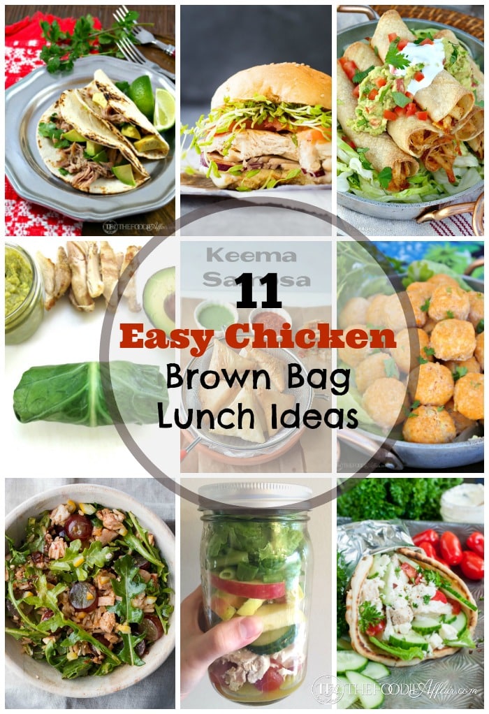 11 Easy Chicken Brown Bag Lunch Ideas (trim your budget)!