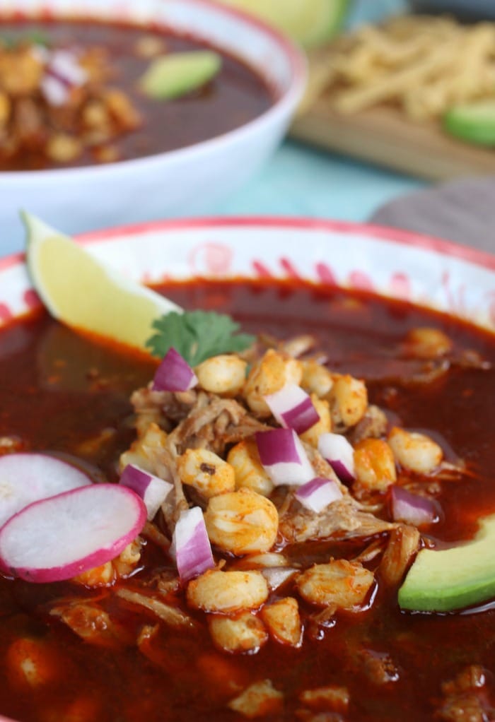 Nana's Mexican Pozole Rojo (Red) Recipe - The Foodie Affair