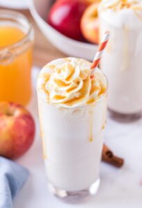 Homemade Apple Milkshake Recipe - Boozy Option | The Foodie Affair