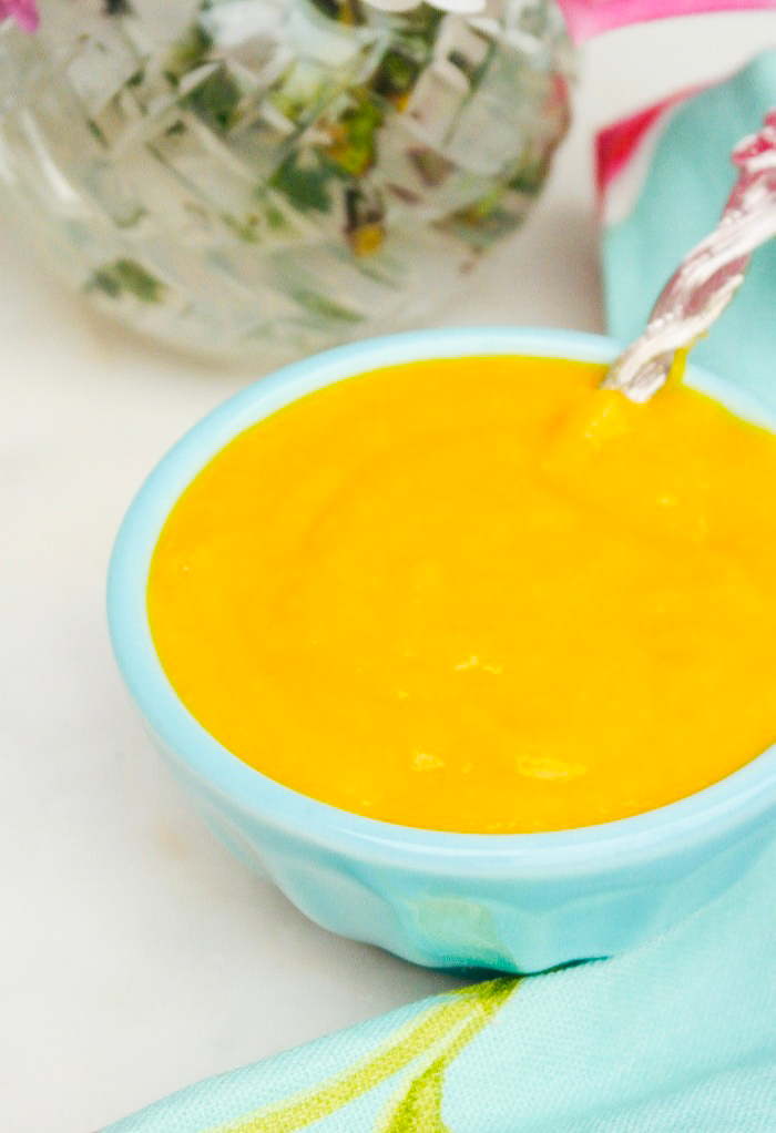 Easy Fresh Mango Puree - 5 Minute Recipe | The Foodie Affair