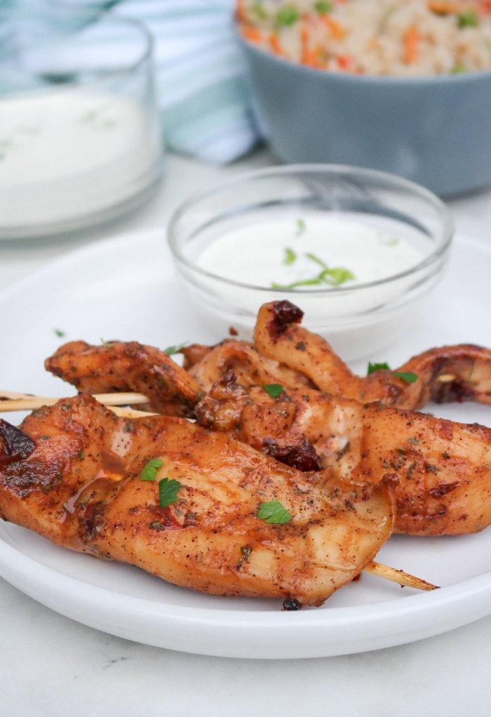 Oven-Baked Chipotle Chicken Skewers - Food Dolls