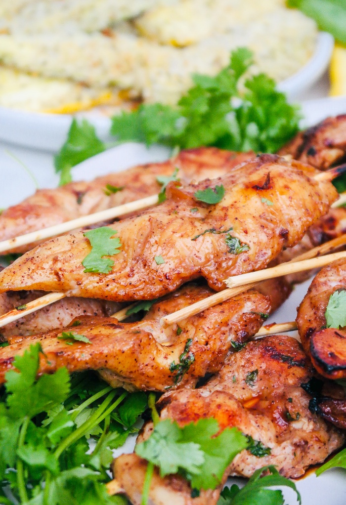 Easy Chipotle Chicken Skewers In The Oven | The Foodie Affair