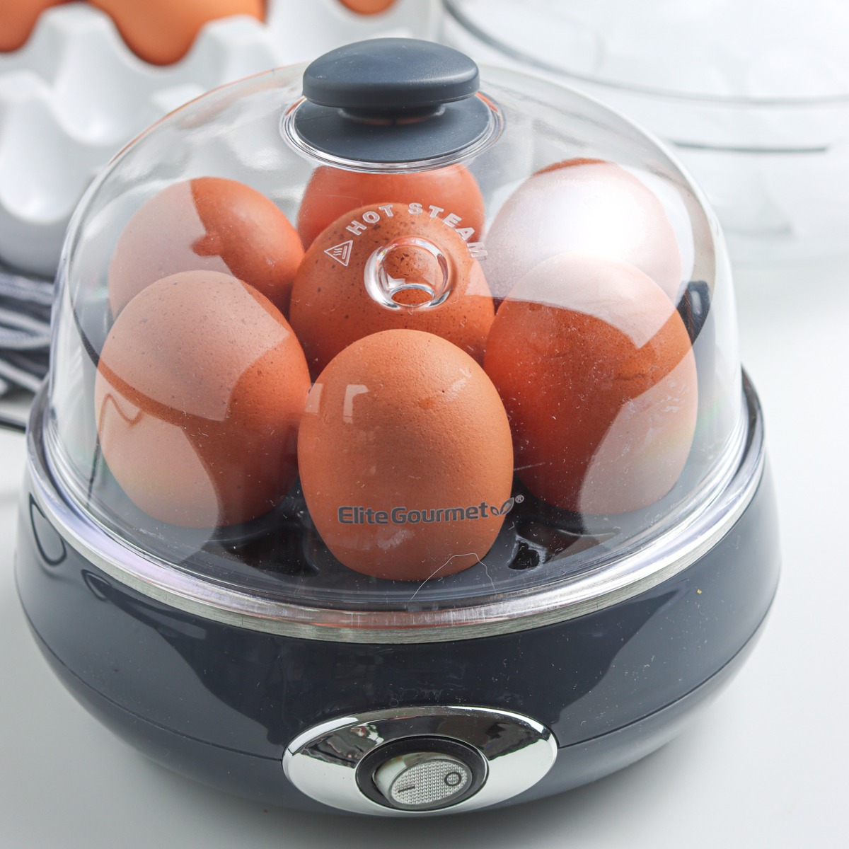 Dash 7-Egg Everyday Egg Cooker, Black