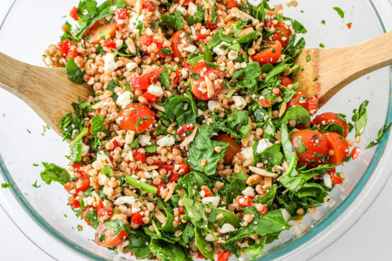 Easy Israeli Couscous Recipe with Feta Cheese - The Foodie Affair