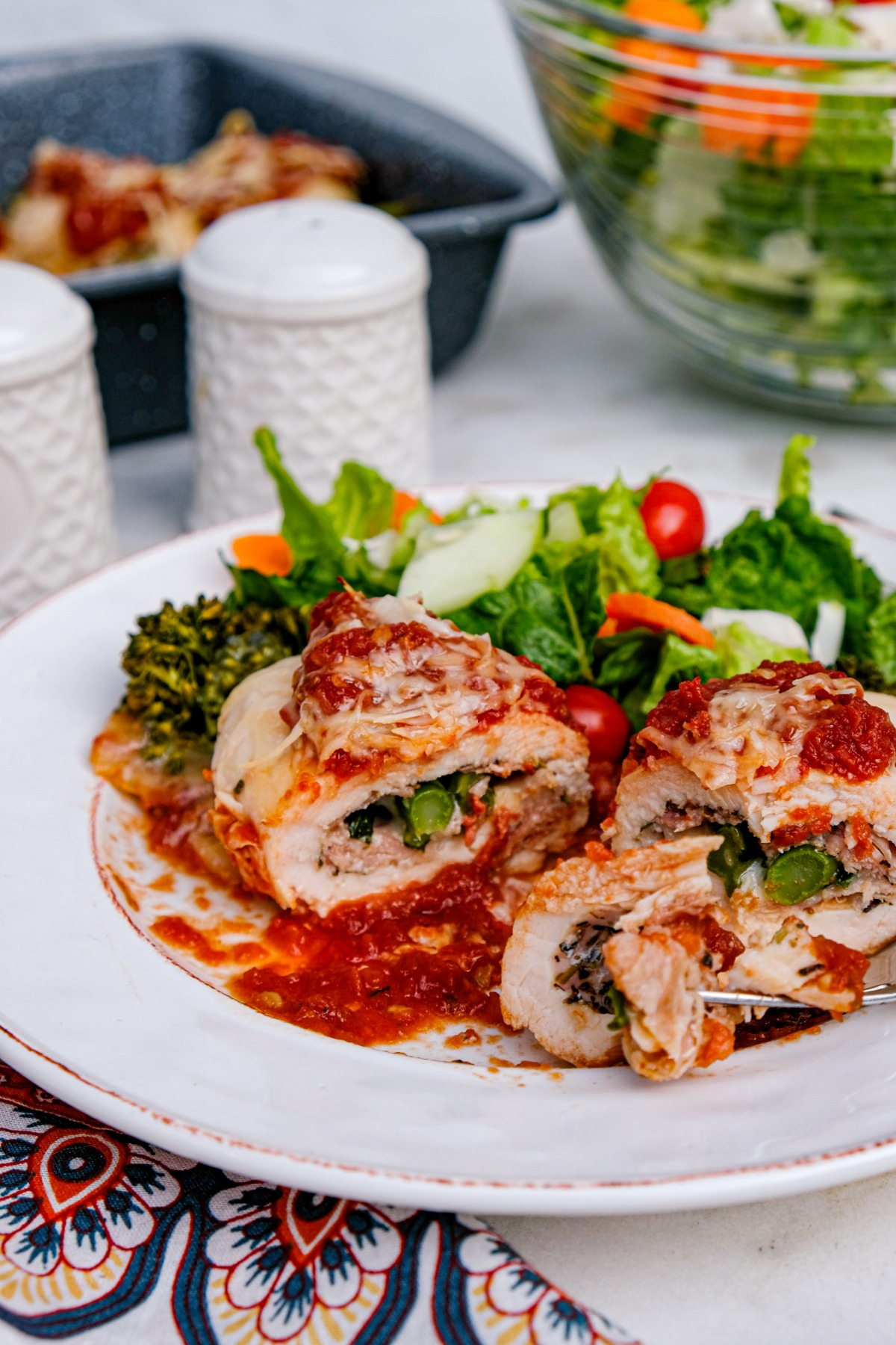 Chicken Rollatini Recipe Stuffed with Prosciutto - The Foodie Affair