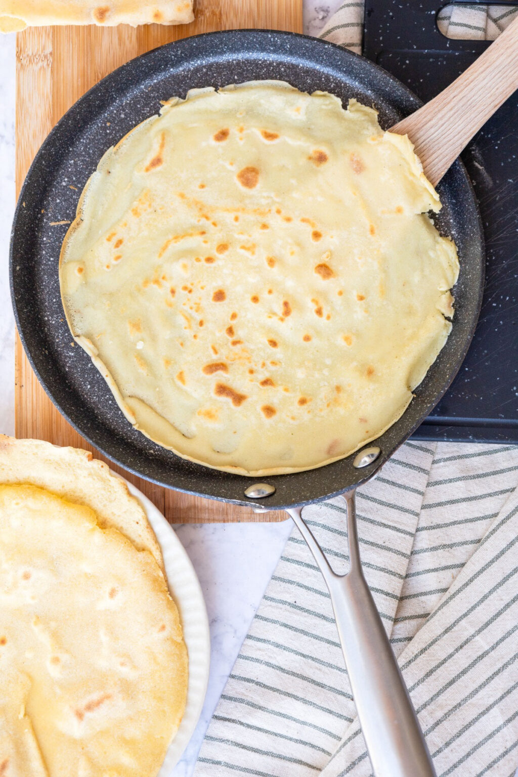 Easy Basic Crepes Recipe (Sweet or Savory) - The Foodie Affair