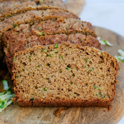 Easy Low Sugar Zucchini Bread - The Foodie Affair