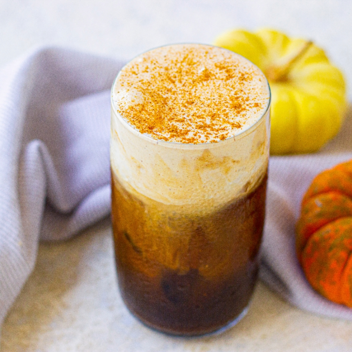 Pumpkin Cream Cold Foam (Starbucks Copycat) - Your Home, Made Healthy